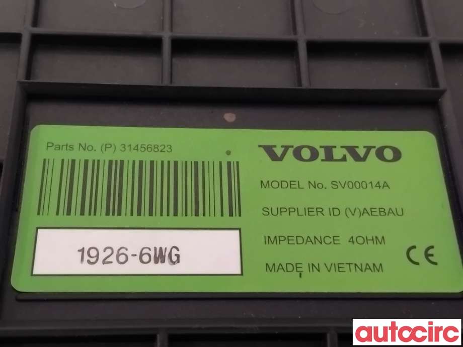 Bilstereo høyttaler til Volvo V60 / V60 CC 2018-->> (Type II)  (VOLVO|31456823|SV00014A)