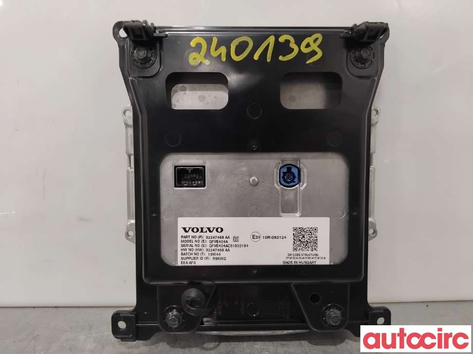 Instrument kjørecomputer til Volvo V60 / V60 CC 2018-->> (Type II)  (VOLVO|36010560|QFVE404A|32247466)