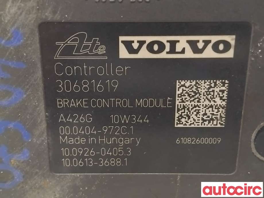 ABS sentral til Volvo S80 2006-2013 (Type II, Fase 1)  (VOLVO|31329140|100212-01824|30681619)