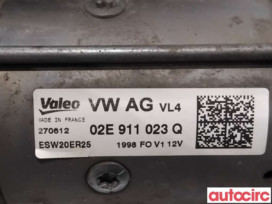 Starter diesel til VW Tiguan 2011-2016 (Type I, Fase 2)  (VOLKSWAGEN|02E911023QX|ESW20ER25|02E911023Q)