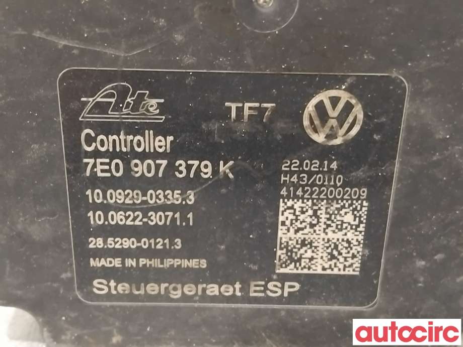 ABS sentral til VW Transporter / Caravelle 2009-2015 (Fase 2) (T5) (T5) (VOLKSWAGEN|7E0614517J|100929-03353|7E0614517H)