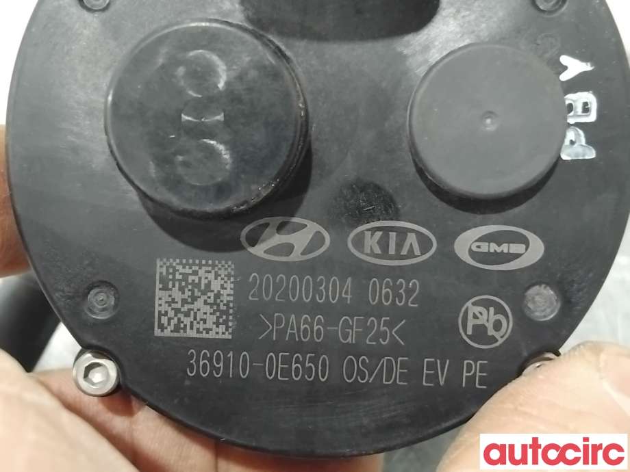 Sirkulasjonspumpe til Hyundai Kona 2017-2021 (Type I, Fase 1)  (HYUNDAI|369100E650||36910-0E650)
