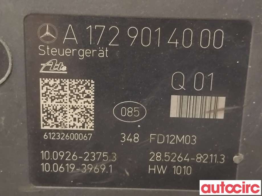 ABS sentral til Mercedes C-Klasse 2011-2014 (Fase 2) (W204) (W204) (MERCEDES|A1724313912|100926-23753|A1724314412)