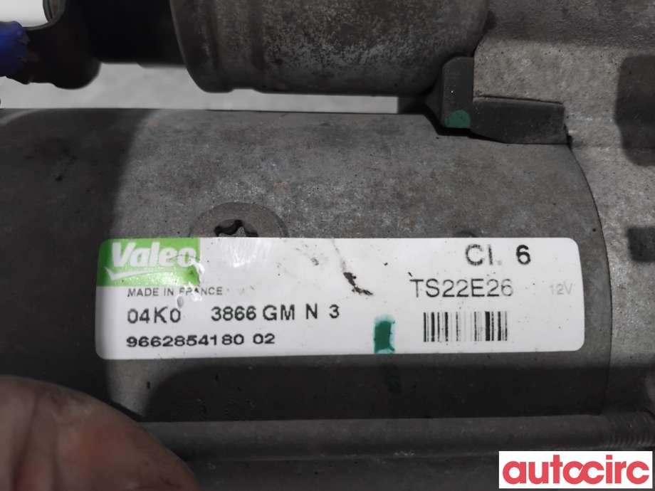 Starter diesel til Peugeot 3008 2009-2016 (Type I)  (PEUGEOT|5802CE|)