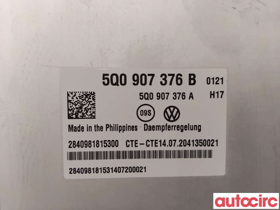 Styreenhet nivå/luftfjæring til Škoda Superb 2015-->> (Type III) (SKODA|5Q0907376B|)