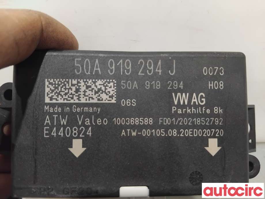 Styreenhet parkering til Škoda Superb 2015-->> (Type III) (SKODA|5QA919294J|E440824)