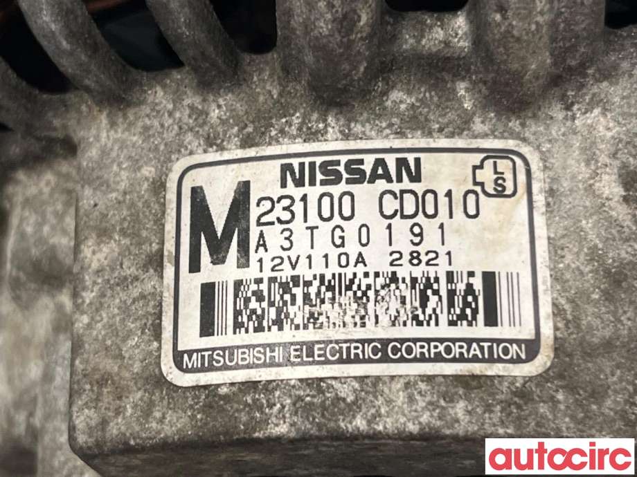 Dynamo til Nissan 350 Z 2002-2009  (NISSAN|23100CD010|A3TG0191)