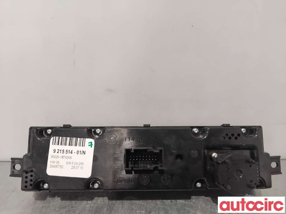 Varmeapparat betjening til BMW X5 2007-2013 (E70) (E70) (BMW|64119215514|90025-187|9215514)
