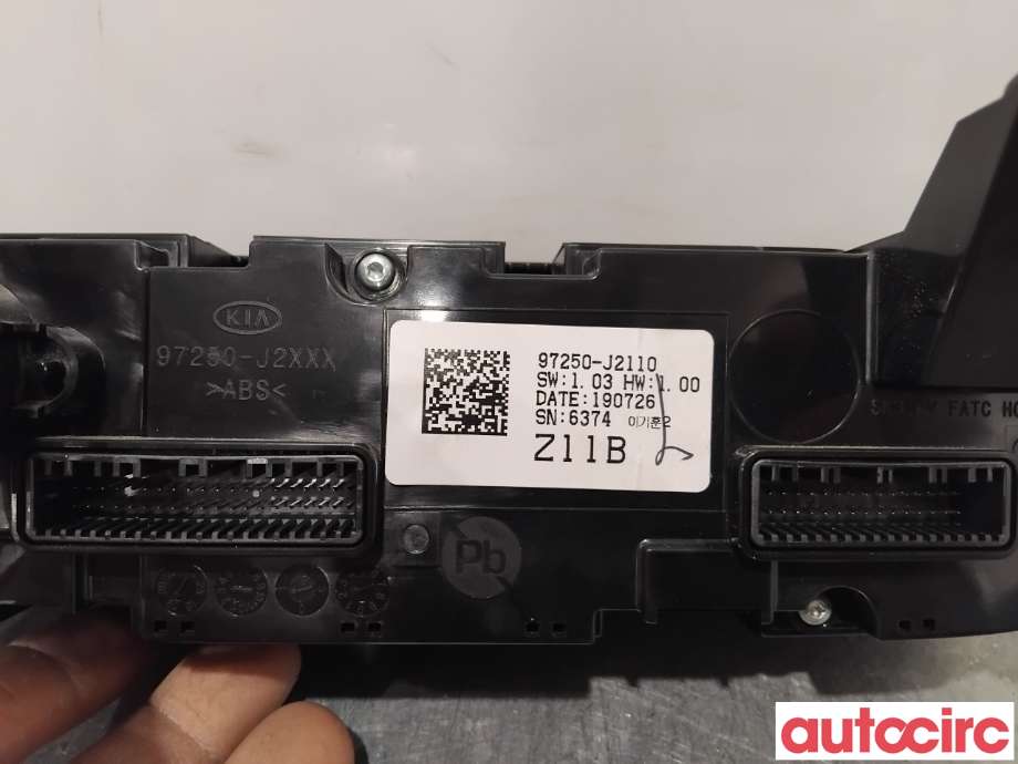 Varmeapparat betjening til Kia e-Soul 2019-->> (Type III)  (KIA|97250J2110WK||97250-J2110)