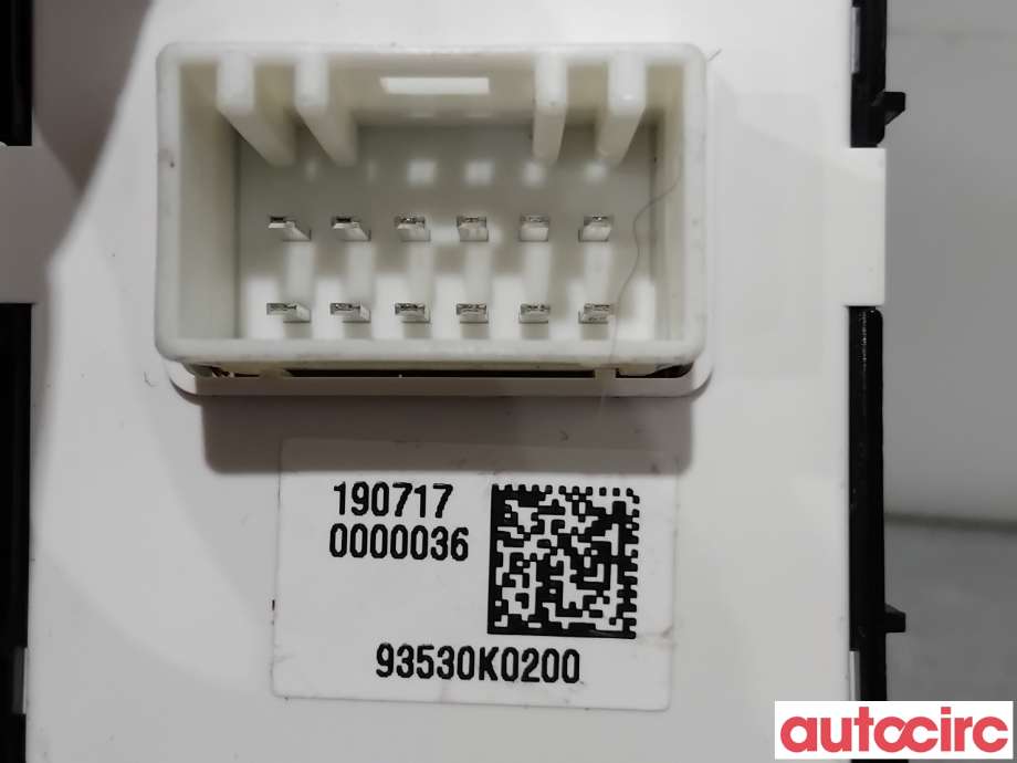 Bryter speil til Kia e-Soul 2019-->> (Type III)  (KIA|93530K0200|)