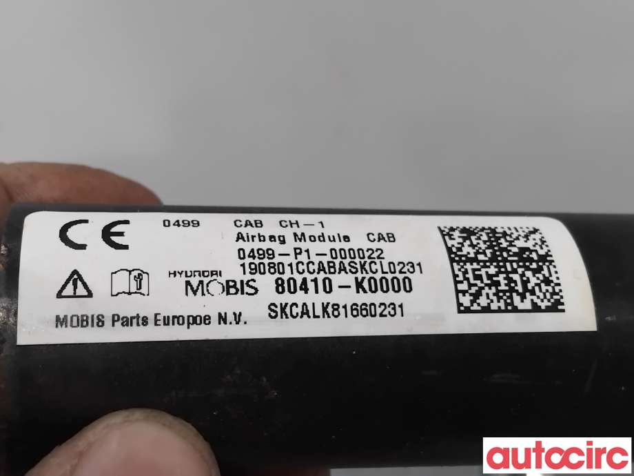 Airbag gardin venstre til Kia e-Soul 2019-->> (Type III) (KIA|80410K0000||80410-K0000)