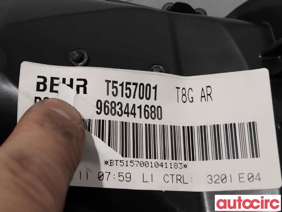 Varmeapparat motor til Peugeot 5008 2010-2017 (Type I)  (PEUGEOT|6441CV|T5157001|9683441680)