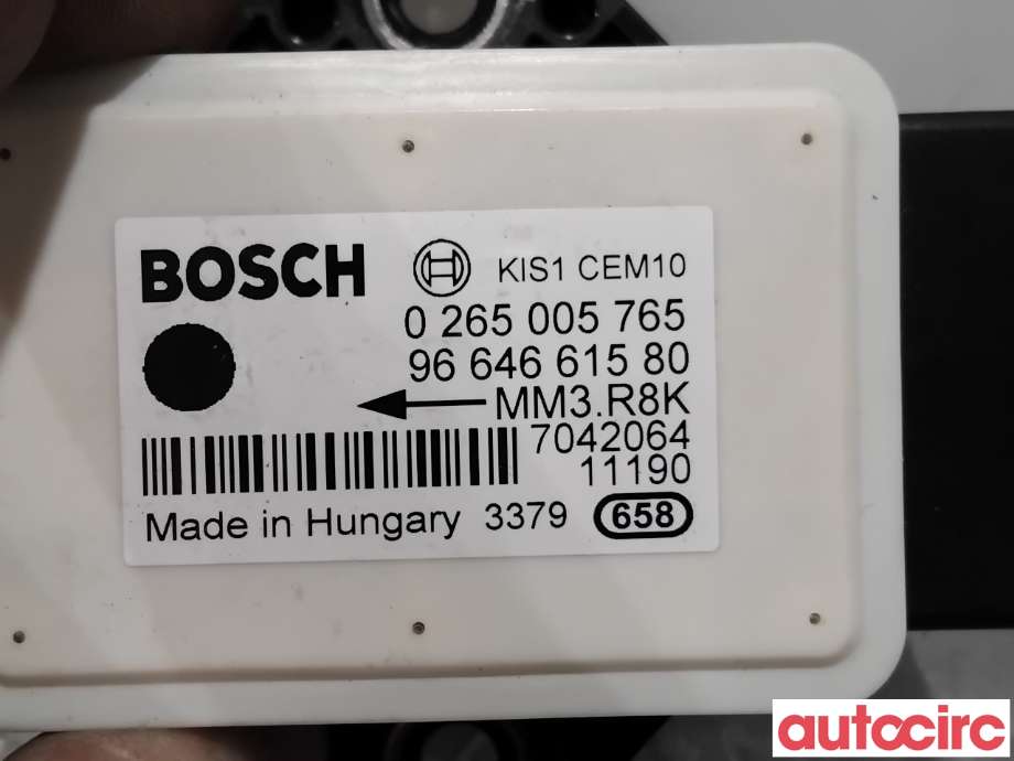 Sensor akselerasjonssensor/ESP DUO til Peugeot 5008 2010-2017 (Type I) (PEUGEOT|454949|0265005765|9811627180)