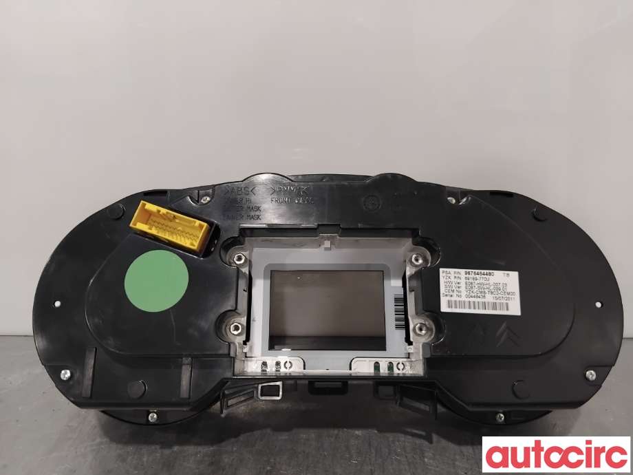 Instrumentpanel til Peugeot 5008 2010-2017 (Type I)  (PEUGEOT|9666626080|69189-770U|9805170680)