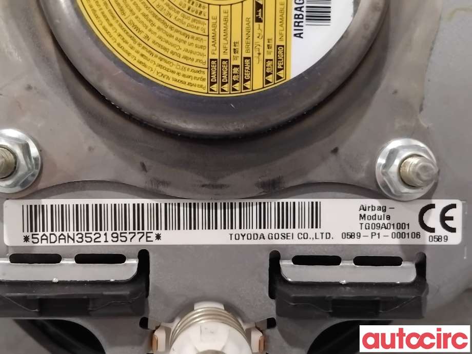 Airbag rattpute til Peugeot 108 2014-->>  (PEUGEOT|1612446180|)