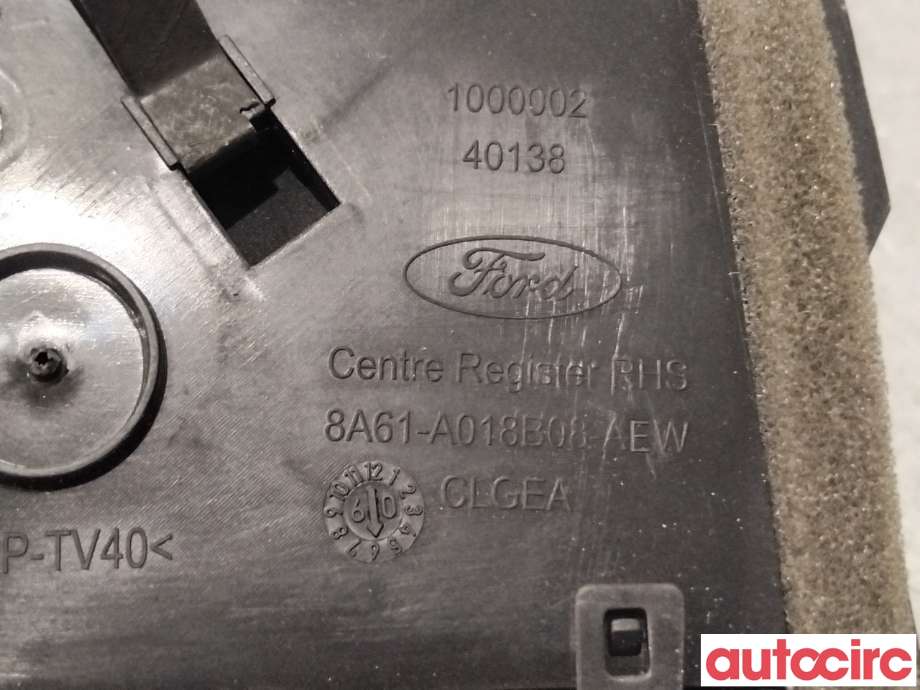 Dashbord friskluftdyse til Ford Fiesta 2008-2012 (Type VI, Fase 1)  (FORD|1804225||8A61-A018B08-AEW)