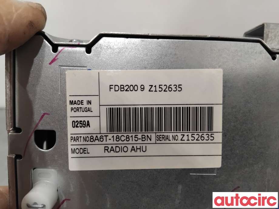 Bilstereo til Ford Fiesta 2008-2012 (Type VI, Fase 1)  (FORD|1846847||8A6T-18C815-BN)
