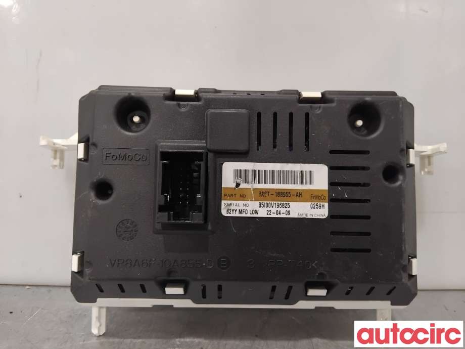 Multimedia display (MCU - Media Controller Unit) til Ford Fiesta 2008-2012 (Type VI, Fase 1)  (FORD|1693492||8A6T-18B955-AH)