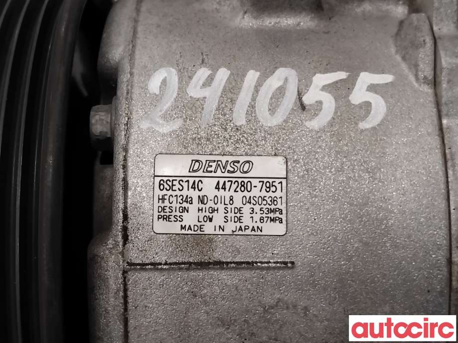 Aircondition kompressor til Toyota RAV4 2013-2015 (Type IV, Fase 1)  (TOYOTA|8831042370|447280-7951|)