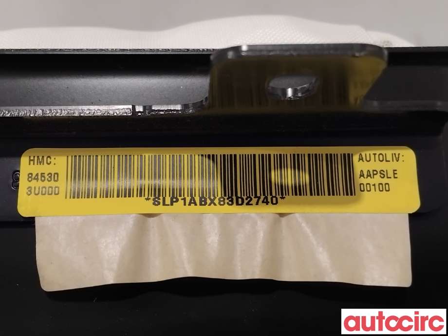 Airbag passasjer til Kia Sportage 2010-2016 (Type III)  (KIA|845303U000|)