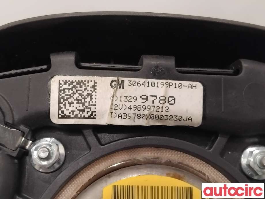 Airbag rattpute til Opel Astra J 2010-2015  (OPEL|39172523|306410199P10-AH|13299780)