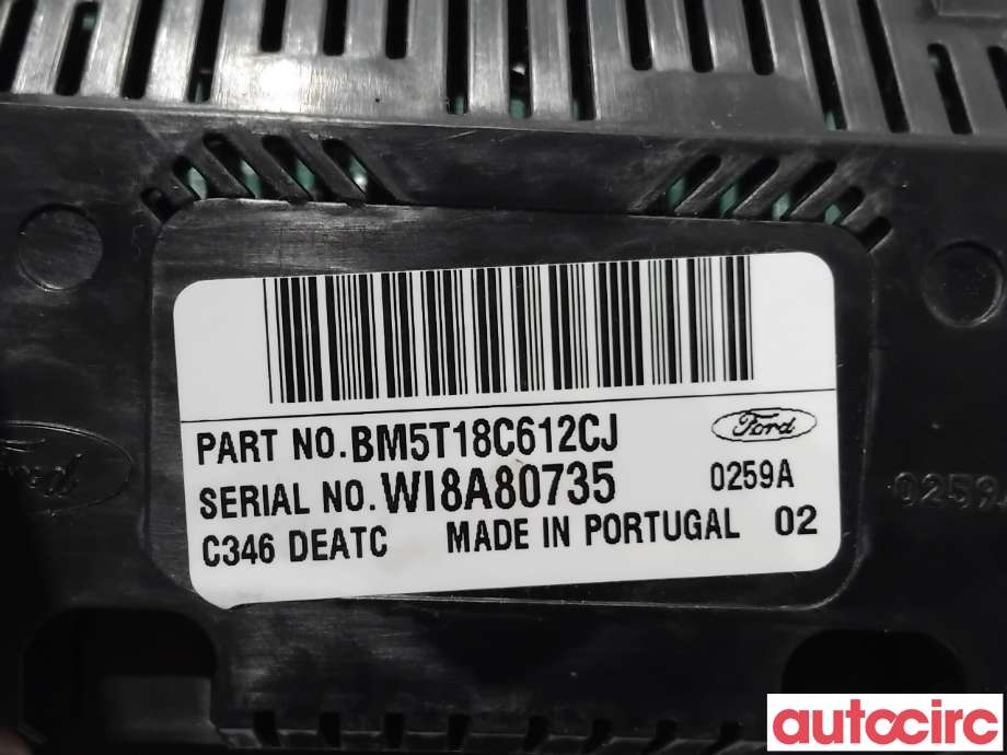 Varmeapparat betjening til Ford Focus 2011-2014 (Type III, Fase 1)  (FORD|1866942||BM5T18C612CJ)