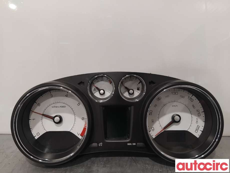 Instrumentpanel til Peugeot 308 2007-2011 (Type I, Fase 1) (PEUGEOT|6103R4|9664376880|9806132780)