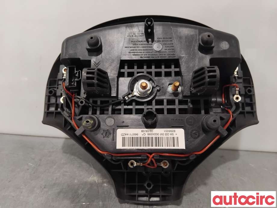 Airbag rattpute til Peugeot 308 2007-2011 (Type I, Fase 1) (PEUGEOT|4112PE|96871144ZD|4112QS)