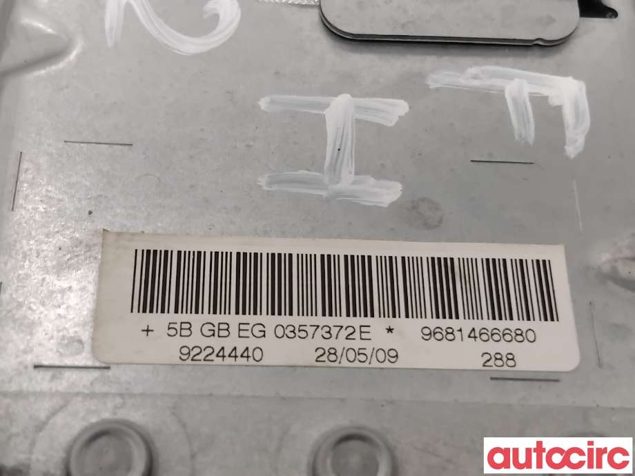 Airbag passasjer til Peugeot 308 2007-2011 (Type I, Fase 1)  (PEUGEOT|8216RQ||9681466680)