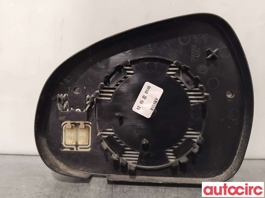Speilglass høyre til Peugeot 308 2007-2011 (Type I, Fase 1) (PEUGEOT|8151NY|)