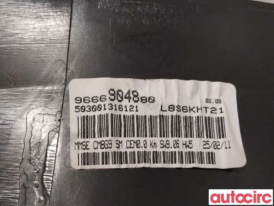 Instrumentpanel til Citroën Berlingo 2008-2015 (Type II, Fase 1)  (CITROEN|9666904880|9801642280)
