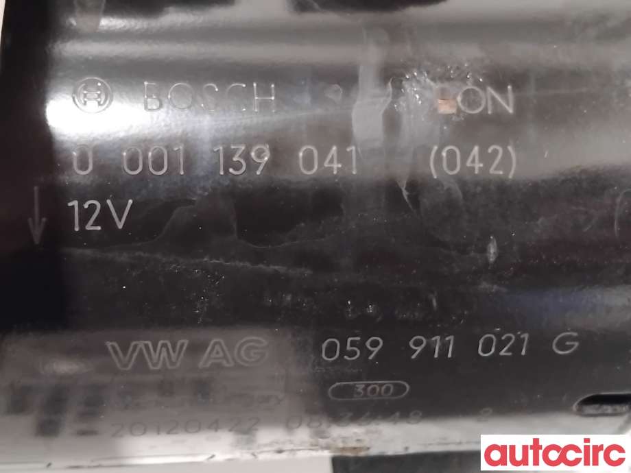 Starter diesel til Audi A6 2011-2014 (Type IV, Fase 1) (C7) (C7) (AUDI|059911021GX|0001139041|059911021KX)