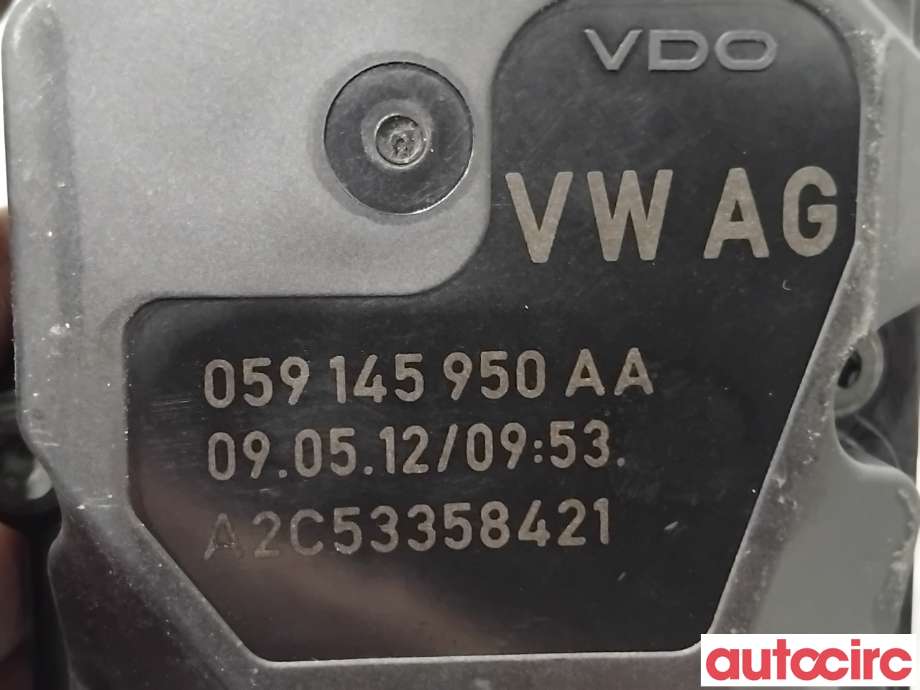 Spjeldhus til Audi A6 2011-2014 (Type IV, Fase 1) (C7) (C7) (AUDI|059145950AA|A2C53358421|059145950AF)