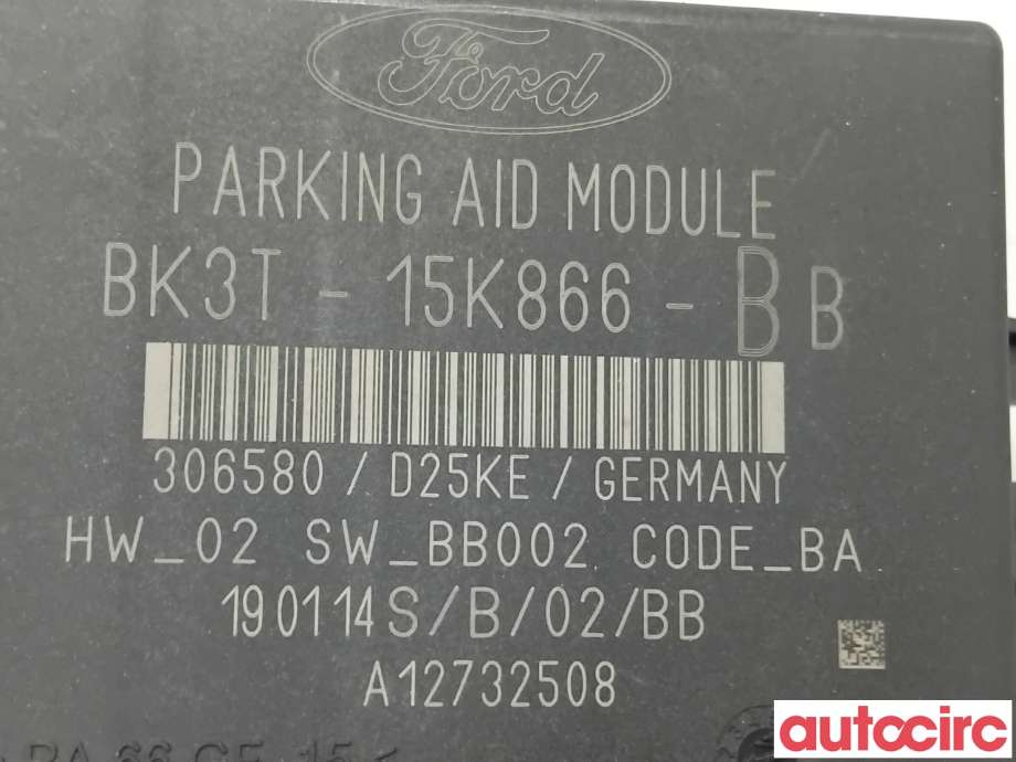Styreenhet parkering til Ford Transit Custom 2013-2023 (Type I)  (FORD|1840630|306580|BK3T-15K866-BB)