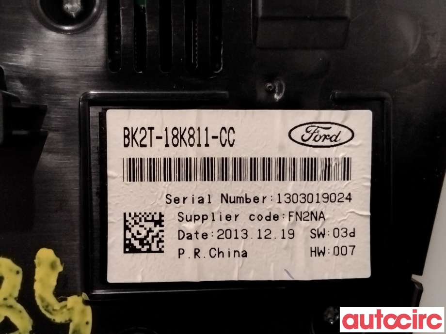 Bryter diverse til Ford Transit Custom 2013-2023 (Type I)  (FORD|2350087||BK2T-18K811-CC)
