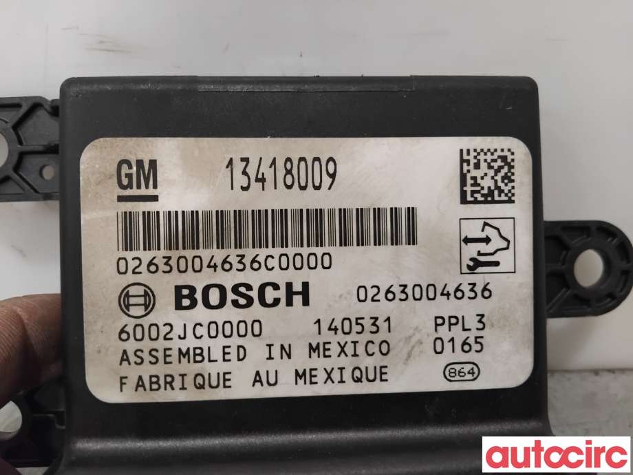 Styreenhet parkering til Opel Astra J 2010-2015  (OPEL|13418009|0263004636|39083551)