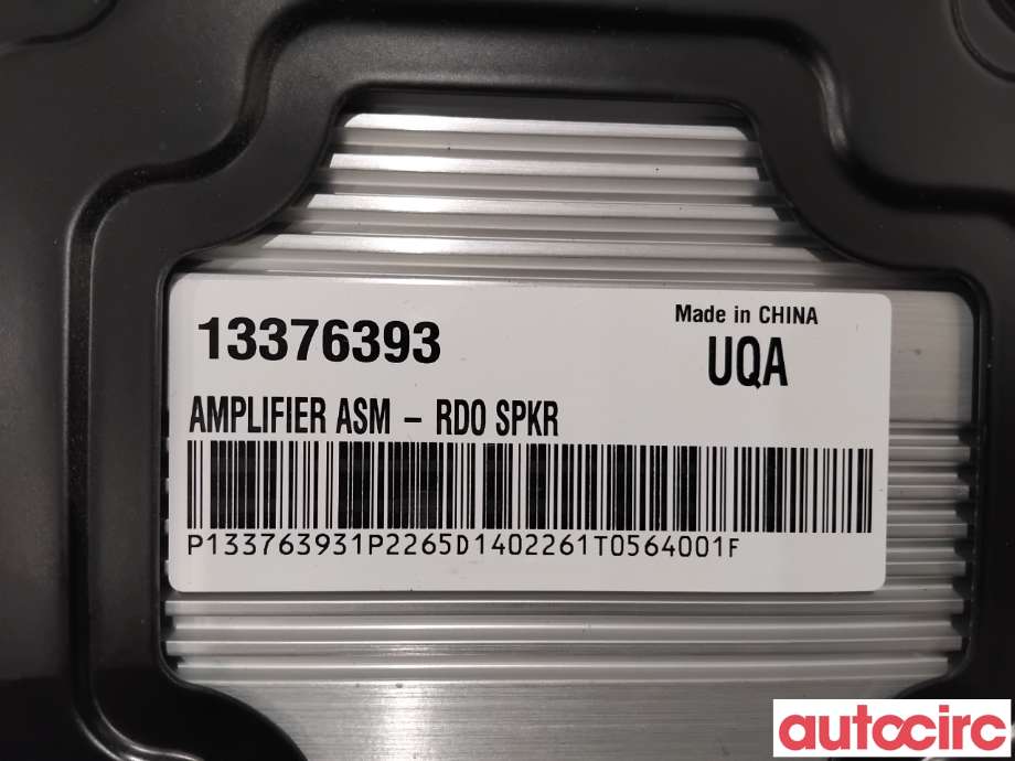 Bilstereo forsterker til Opel Astra J 2010-2015  (OPEL|13376393|)
