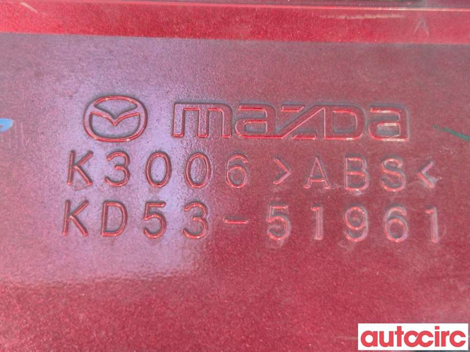 Spoiler bakluke til Mazda CX-5 2012-2017 (Type I)  (MAZDA|KD53-51-960C||KD53-51961)