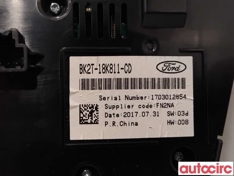 Bryter diverse til Ford Transit Custom 2013-2023 (Type I)  (FORD|2350087||BK2T-18K811-CD)