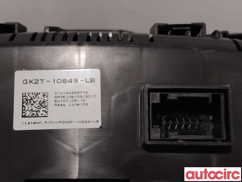Instrumentpanel til Ford Transit Custom 2013-2023 (Type I)  (FORD|2422688|VPGK2F-10849-LB|GK2T-10849-LB)