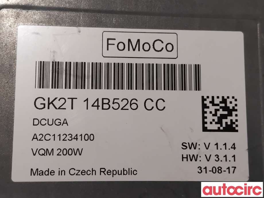 Styreenhet diverse til Ford Transit Custom 2013-2023 (Type I)  (FORD|2255325|A2C11234100|GK2T14B526CC)