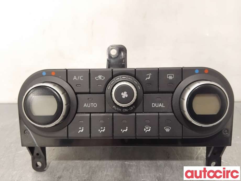 Varmeapparat betjening til Nissan Qashqai 2010-2014 (Type I, Fase 2) (NISSAN|27500BR45A|)