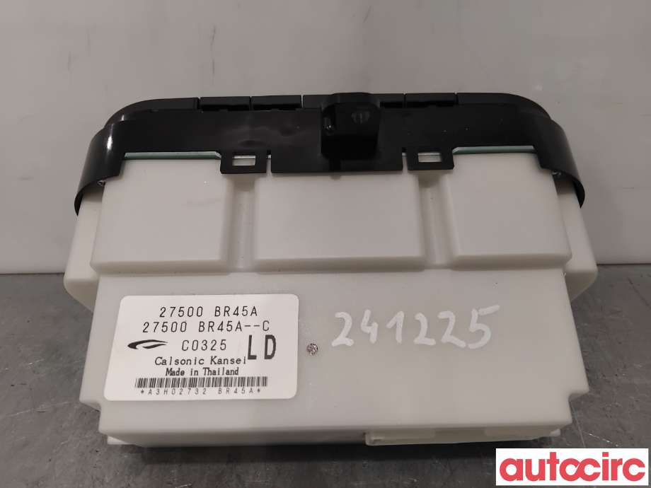 Varmeapparat betjening til Nissan Qashqai 2010-2014 (Type I, Fase 2) (NISSAN|27500BR45A|)