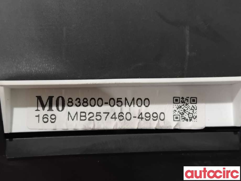 Instrumentpanel til Toyota Avensis 2009-2015 (Type III, Fase 1)  (TOYOTA|8380005M00|MB257460-4990|83800-05M00)