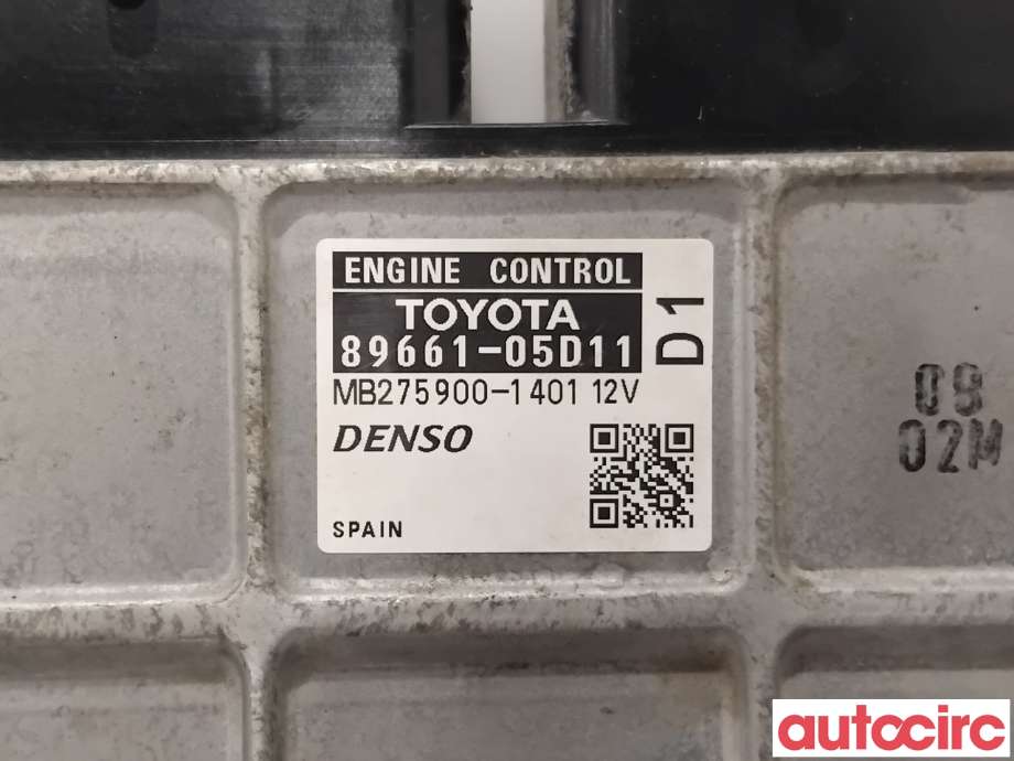 Styreenhet motor til Toyota Avensis 2009-2015 (Type III, Fase 1)  (TOYOTA|8966105D11|MB275900-1401|89661-05D11)