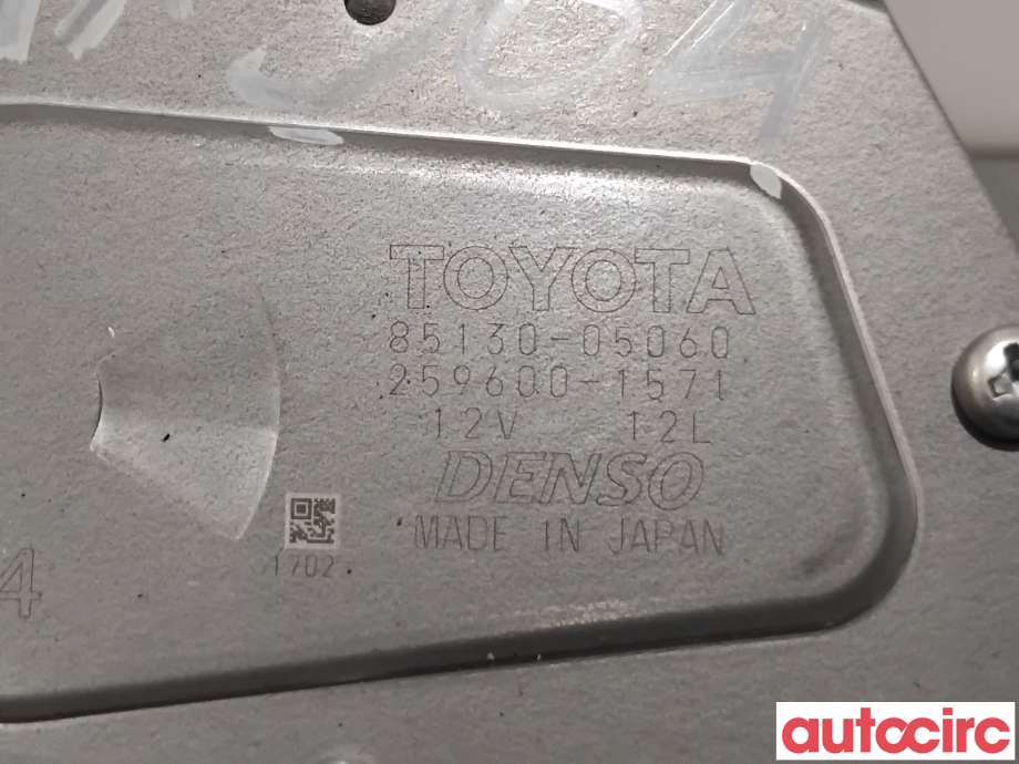 Viskermotor bakrute til Toyota Avensis 2009-2015 (Type III, Fase 1)  (TOYOTA|8513005060|259600-1571|85130-05060)