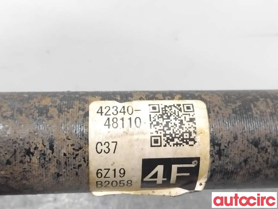 Drivaksel venstre bak, elbil til Toyota RAV4 2016-2019 (Type IV, Fase 2)  (TOYOTA|4234048110||42340-48110)