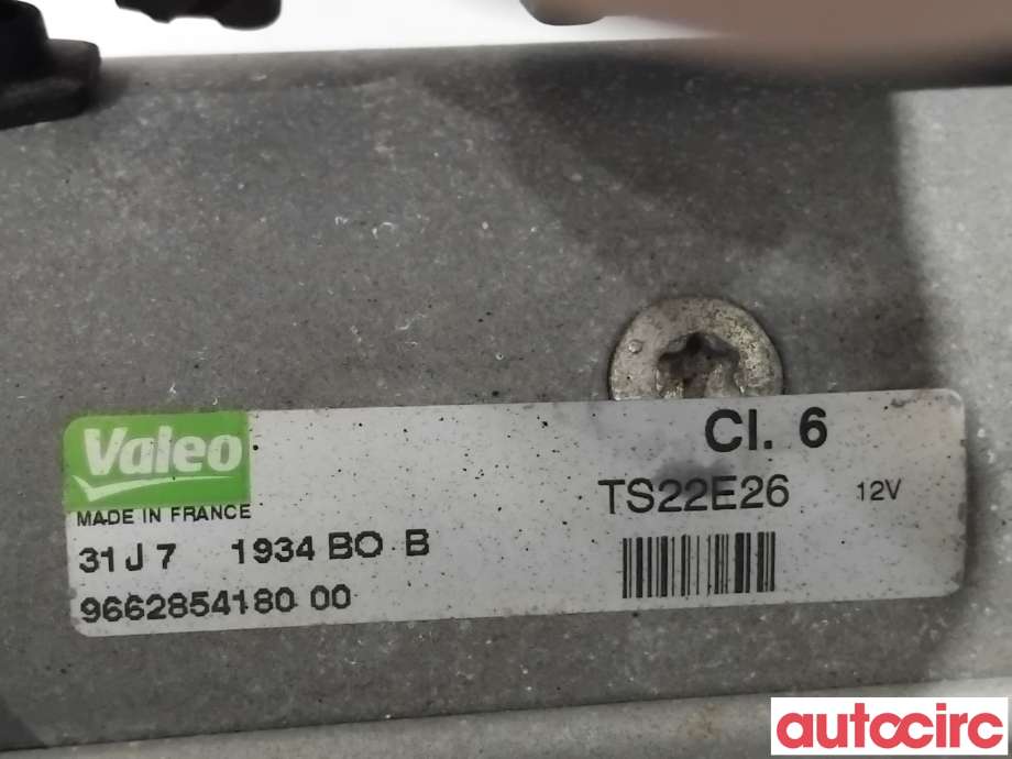 Starter diesel til Peugeot 308 2007-2011 (Type I, Fase 1)  (PEUGEOT|5802CE|TS22E26|9662854180)