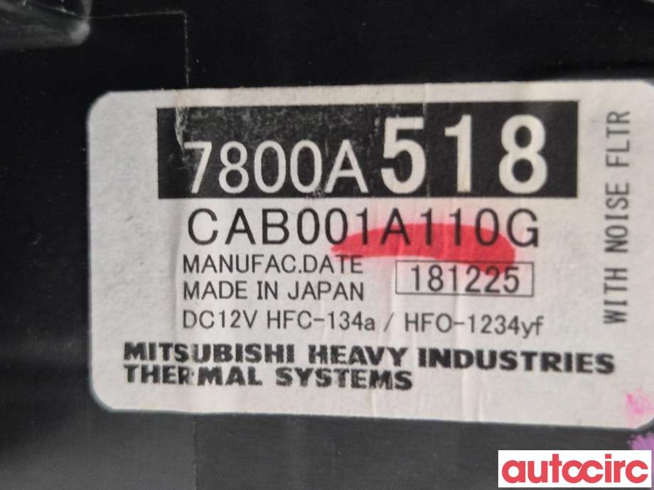 Diverse deler til Mitsubishi Outlander 2015-->> (Type III, Fase 2)  (MITSUBISHI|7800A518|)