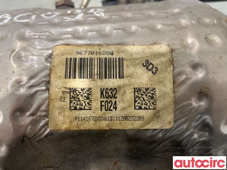 Partikkelfilter til Peugeot 508 2011-2014 (Type I, Fase 1)  (PEUGEOT|174067|TRPSAF024|9677016880)